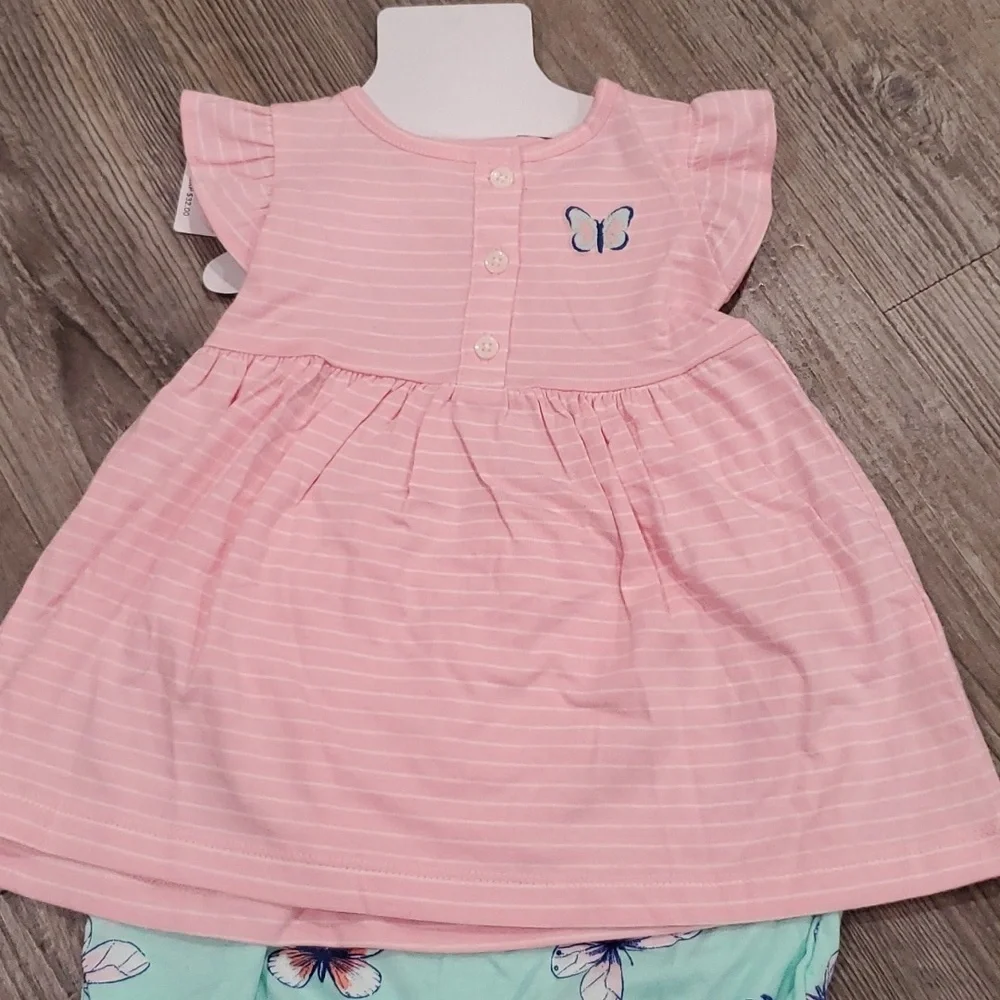 Carter's Butterfly Dress & One Piece Set